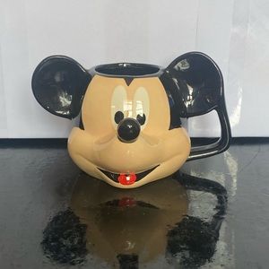 Disney Mickey Mouse Face 3D Coffee Mug NEW